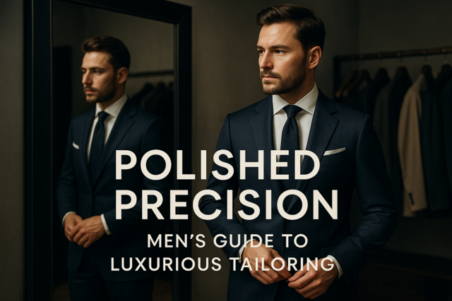 Polished Precision: Men's Guide to Luxurious Tailoring